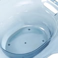 thumbnail image 2 of Sitz Bath Basin Toilet Bidet Tub Anti Overflow Universal Reusable Portable Hangable Steam Seat Hip Women Men Elderly Blue, 2 of 7
