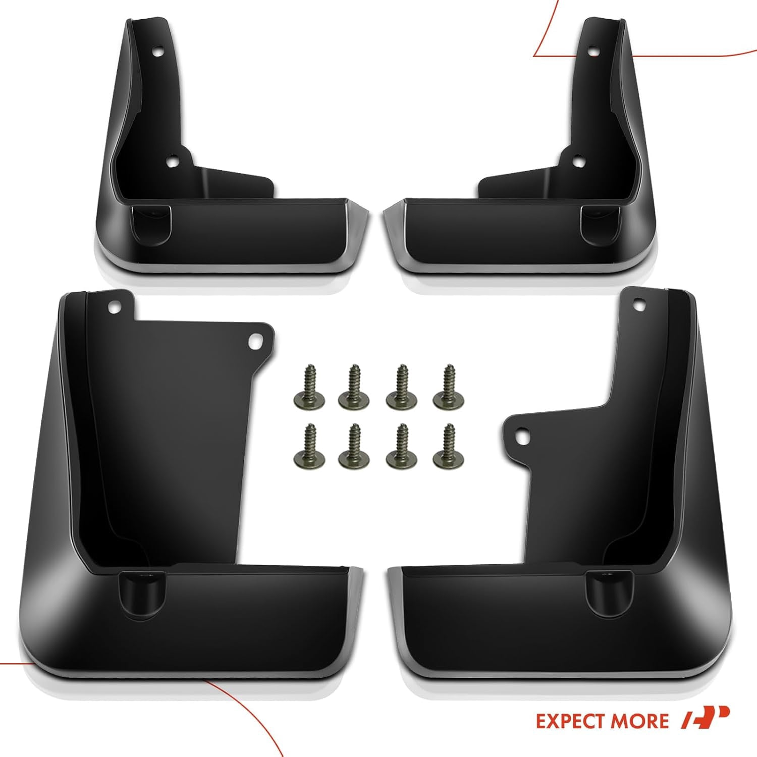 A-Premium Splash Guards Mud Flaps Mudguards Fender Compatible with Toyota Camry L LE XLE 2018 2019 2020 Sedan Front and Rear 4-PC Set