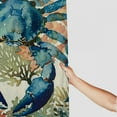 thumbnail image 3 of Chilfamy Corals Seaweed Crab Shower Curtain for Bathroom Home Decor, 100% Polyester Washable Curtain with Hooks 69"x72, 3 of 7