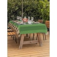 thumbnail image 3 of Outdoor Table Cloth with Umbrella Hole and Zipper, Golf Balls Waterproof Rectangle Tablecloth 52"x70", Green Sports Art Truck Brown Lattice Washable Table Cover for Outside Party Patio Picnic, 3 of 8