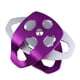 thumbnail image 3 of Polea oscilante lateral de escalada Cuerda de rodamiento de bolas 32KN Bucle coaxial dual Accesorios de seguridad de rescate Suministros seguros profesionales Púrpura seitruly OD002820-04, 3 of 7