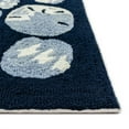 thumbnail image 4 of Transocean CAP71172333 Liora Manne Capri Seashell Border Indoor & Outdoor Rug, Navy - 7 ft. 6 in. x 9 ft. 6 in., 4 of 6