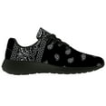 thumbnail image 4 of Customuart Paisley Shoes Men Fashion Sneakers Black Size 7.5, 4 of 5