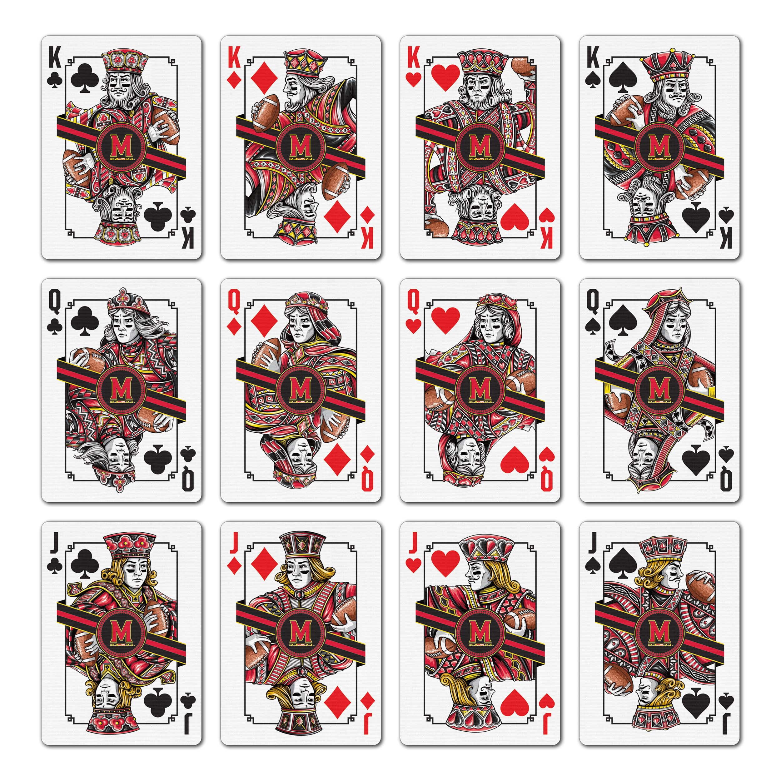 YouTheFan NCAA Maryland Terrapins Classic Series Playing Cards