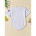 thumbnail image 4 of xiaxaixu Bébé 4ème de Juillet Romper, Manches Courtes Col Rond Lettre Print Body Vêtements Nouveau-Nés, 4 of 9