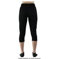 thumbnail image 4 of Pantalón Wilson Talla M Capri Deportivo de French Terry Negro, 4 of 4