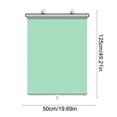 thumbnail image 3 of Adjustable Roller Window Shade, No Drill Suction Cup Mount, Sunscreen Light Blocking Blind, Expandable for Bedroom, Office, Home Windows and Car Windshield Use, 49*20in, Green, 3 of 8