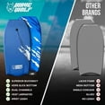 thumbnail image 5 of WAVEWOLF Untamed Pro Series Hardslick Bodyboard Boogie Board for Surfing Kids Adults Blue Moon 41", 5 of 7