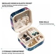 thumbnail image 2 of Jellyfish Travel Portable Square Decorative Box with Necklace Holder and Jewelry Organizer - Ideal for Rings, Earrings, Necklaces, Bracelets - Suitable for Girls and Women, 2 of 6