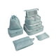 thumbnail image 1 of Bewildely 8 unidades/juego de pantalones de Hotel, bolsas de almacenamiento con cierre de cremallera, para acampar, senderismo, ropa interior de nailon Almacenamiento y organización del hogar Azul Bewildely HA071144-04, 1 of 6