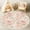 Color 2, variant on Washable Non Slip 3ft Round Rug, Rustic Forest Cabin Evergreen Trees Neutral Tones Circle Area Rugs with Tassels Carpet for Nursery Bedroom Living Room Playroom Tent rug Tent Castle