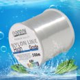thumbnail image 1 of Línea de pesca trenzada de 500M línea de nailon resistente a la abrasión de 18-90LB de diámetro más pequeño (transparente 032 MM 50LB), 1 of 9