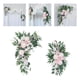 thumbnail image 1 of de botín de 2 uds, de arreglo Floral decorativo artificial para cartel de bienvenida decoración del , Rosa rosada Yotijar Guirnalda de flores, 1 of 10