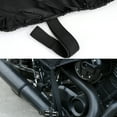 thumbnail image 4 of Unique Bargains 210T Motorcycle Half Cover Outdoor Waterproof Rain Dust UV Protection Black L, 4 of 7
