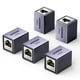 thumbnail image 1 of Acoplador Ethernet UGREEN de 10 Gbps, paquete de 5, Cat8, Cat7, Cat6, Cat5, 1 of 8