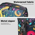 thumbnail image 4 of Musical Note Travel Organizer Hard Drive Bags Cable Organizer Multi USB Cable Organizer Oxford Cloth Waterproof Electronics Storage Bag 5.9x9.44x3.14 in, 4 of 6