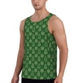 thumbnail image 2 of Easygdp Christmas (2) Men's Tank Top, Sleeveless Muscle T Shirts, Breathable, Quick-Dry, Loose for Gym, Running, Fitness - 4X-Large, 2 of 9