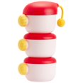 thumbnail image 1 of Dispensador de fórmula Travel on The Go, contenedores de fórmula para almacenamiento de viaje, dispensador de fórmula para bebés, soporte de fórmula para viajes sin BPA, a prueba de derrames, 3 compartimentos Sincero Electrónica, 1 of 5