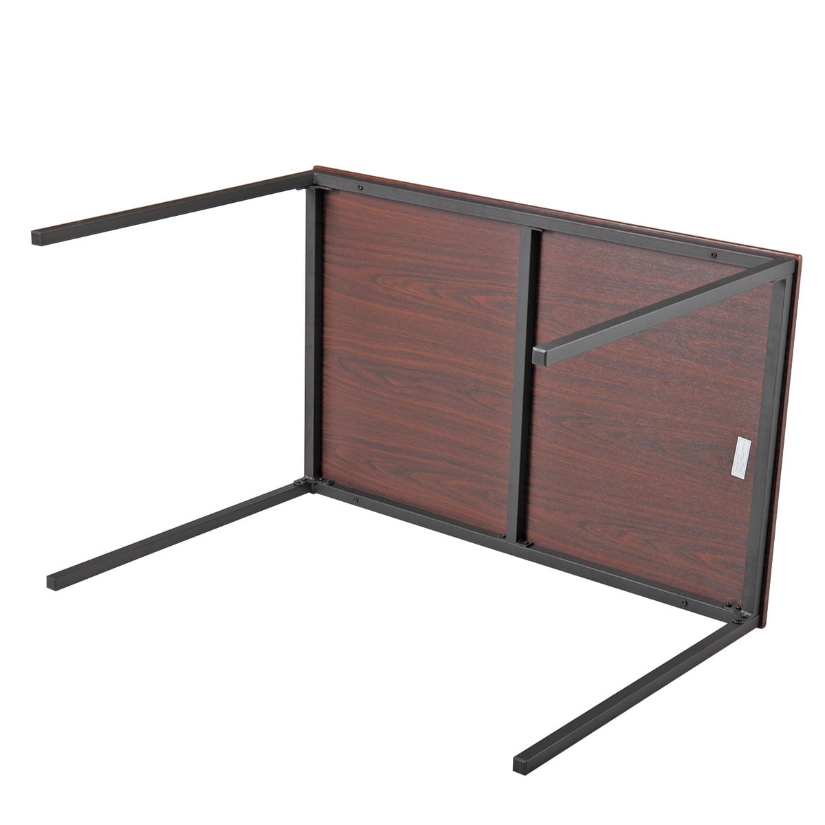 Dining Room Set, 3 Pieces Kitchen Table Set with Two Benches, Small Dining Table Sets with Metal Frame, Dining Furniture Set for Home