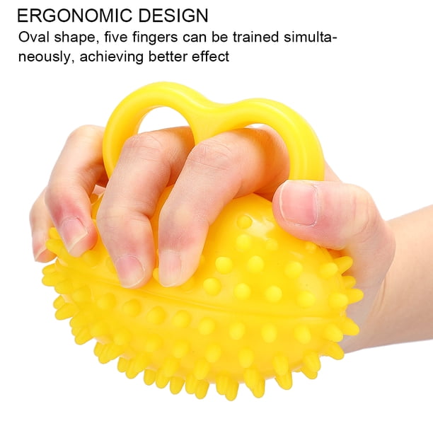 Ejercitador de Dedos Ecomeon Hand Grip Ball Fortalecedor de Manos Color Amarillo