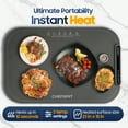 thumbnail image 3 of CHEFSPOT Bandeja Calentadora de Alimentos Plegable, Tapete Calefactor Eléctrico con Bolsa de Transporte, Gris, 3 of 8