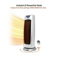 thumbnail image 5 of Comfort Zone Portable 1500W Ceramic Oscillating Digital Tower Space Heater, 5 of 9
