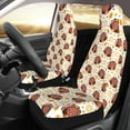 thumbnail image 2 of Sikiie Fall Turkey Car Seat Protector 2 Pack Car Seat Cushion Mat, Car Seat Covers for SUV, Truck, Van, 2 of 7