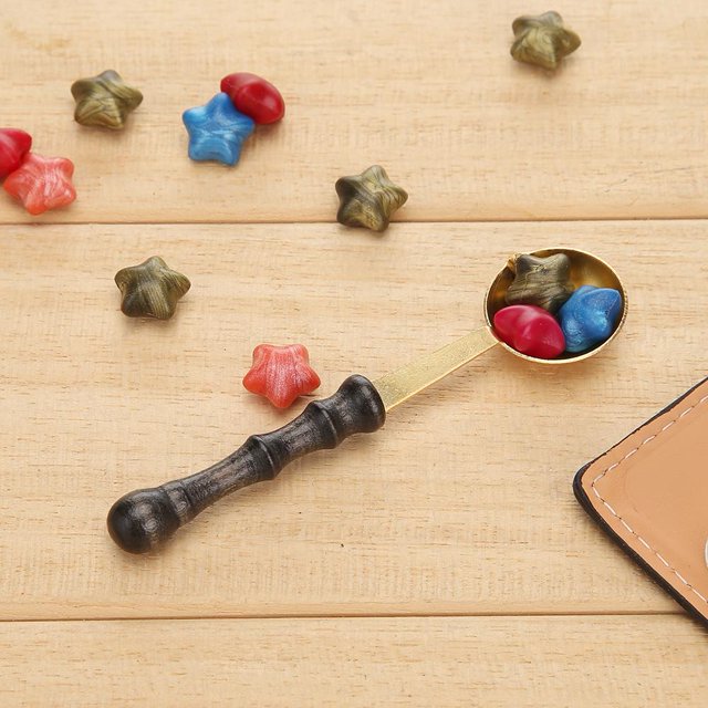 Cuadros Decorativos Cuchara con sello de cera, mango de madera Vintage, tarjeta de invitación, cucharas de cera para sellar Ndcxsfigh Nuevos Originales