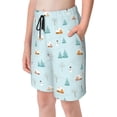 thumbnail image 6 of PAYOHTO Boy Swim Trunks Large Size 14-16 Teens Boy Beach Board Shorts Snowy Rural in Winter Christmas Quick Dry Bathing Suit Swimwear, 6 of 9