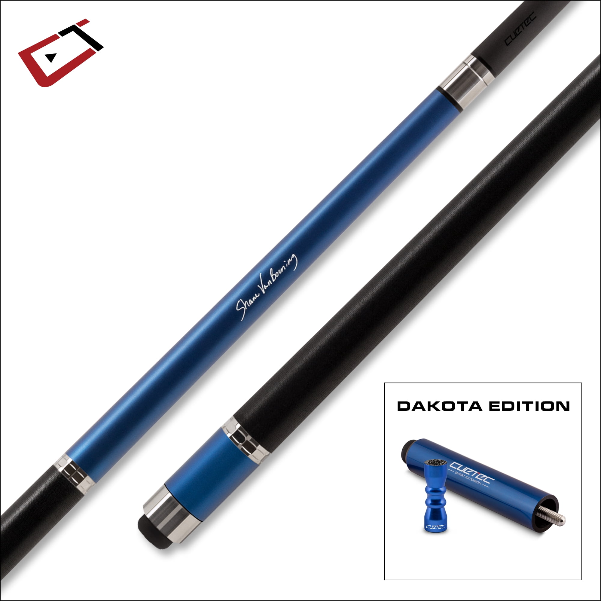 Cuetec Cynergy Dakota Edition Blue SVB Pool Cue Stick + Extension