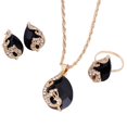 thumbnail image 2 of SmartBy Women Jewelry Set Shiny Water-Drop Shape Rhinestone Necklace Earrings Ring Gift, 2 of 7