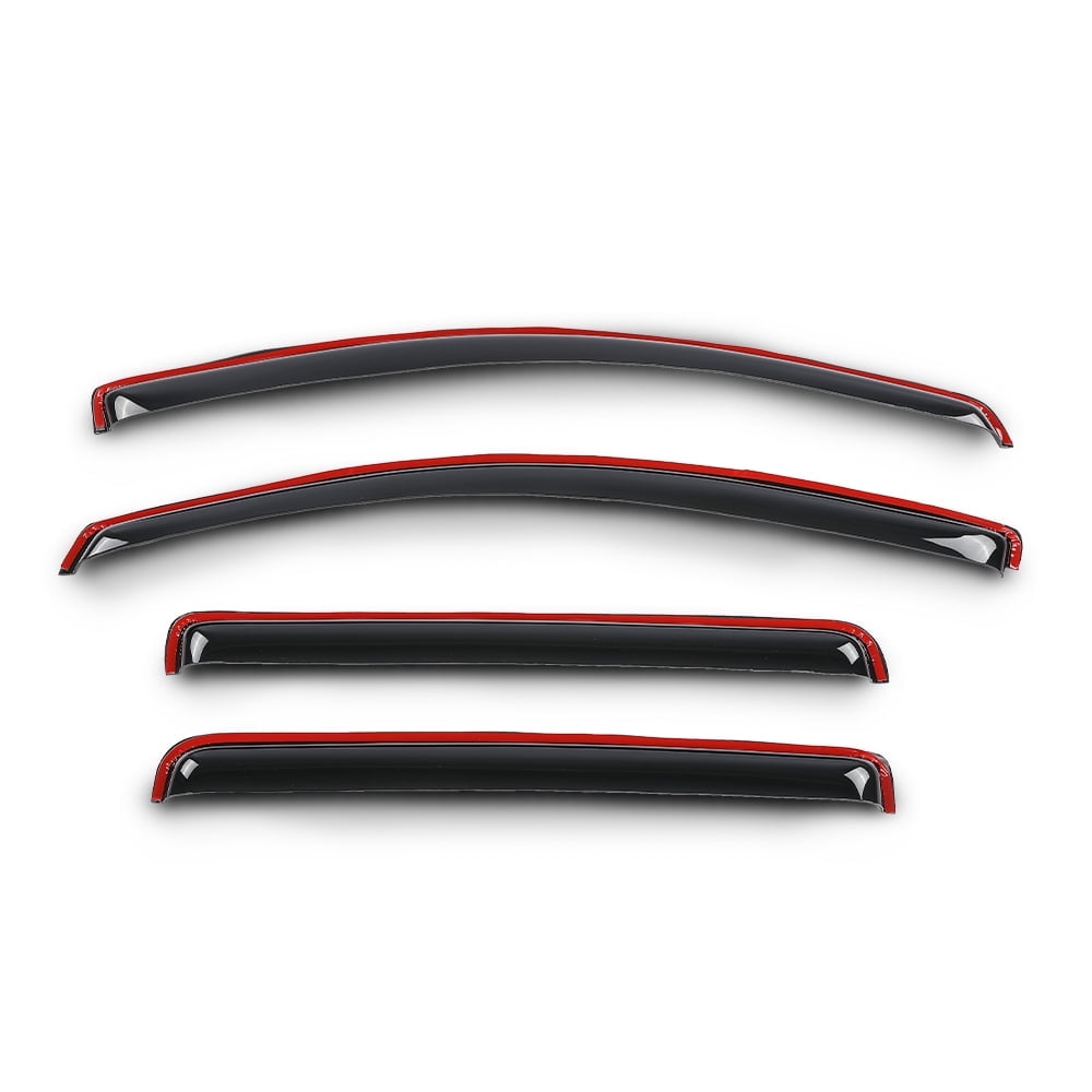 in-Channel Window Vent Visors Fit For 2023-2026 Chevy Colorado GMC Canyon Smoke Window Deflectors Side Wind Deflector