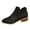 Black-A, variant on Bmawag Women's Trendy Boots Pointy Toe Low Heel Mid Calf Ankle Boots Women Casual Comfort Fashion Booties Short Boots Brown 37