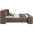 thumbnail image 4 of Meridian Furniture Modena Brown Chenille Fabric Upholstered Queen Bed, 4 of 10