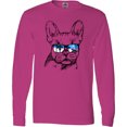 thumbnail image 3 of Inktastic French Bulldog Portrait with Sunglasses Long Sleeve T-Shirt, 3 of 5