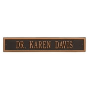 Arch Extension Estate Address Wall Plaque in Oil Rubbed Bronze
