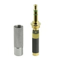 thumbnail image 2 of Geekria 3.5mm (1/8") Stereo Male to 3.5mm (1/8") Balanced Female Audio Jack Adapter, Aluminum Alloy Conversion Audio Plug, Gold Plated Adapter, 2 of 6