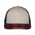 thumbnail image 2 of Outdoor Cap OC771P Slight Pre-Curved Sublimated Visor-Stone/Black/Red, 2 of 8