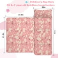 thumbnail image 5 of Pioneer Flower Floral Print Pattern Toddler Nap Mats for Kids Preschool,Sleeping Mat Bag or Kids,Toddler Sleeping Bag,Toddler Nap Mat or Daycare, 5 of 6