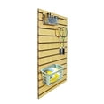 thumbnail image 1 of FixtureDisplays® 24 X 36" Maple Color Slatwall Panel Retail Store Display Garage Tool Organizer Literature 10279 Black, 1 of 8