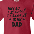 thumbnail image 4 of Inktastic My Best Friend is My Dad with Hearts Youth T-Shirt, 4 of 5