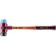 thumbnail image 4 of Halder Simplex Mallet with Soft Blue Rubber/Black Rubber Inserts and Cast Iron Housing, 1.18" / 11.99 oz., 4 of 4
