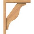 thumbnail image 3 of Ekena Millwork 3 1/2"W x 16"D x 20"H Funston Block Smooth Bracket w/ Offset Brace, Western Red Cedar, 3 of 25