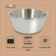 thumbnail image 3 of Cuenco para mezclar de Buyer de acero inoxidable, 2 l/8 pulgadas, 3 of 6