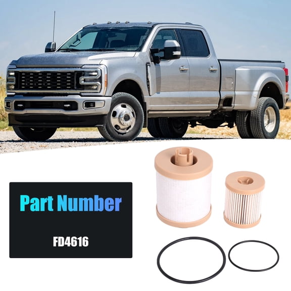 Saree FD-4616 6.0L Powerstroke Diesel Fuel Filter for Ford Super Duty F-250 F-350 F-450 Replacement