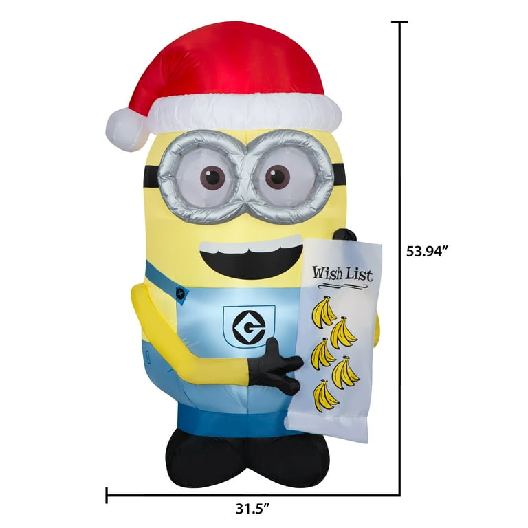 Christmas sale minion inflatable