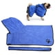 thumbnail image 5 of Toalla de baño para mascotas fibra ajustable Agua para mascotas Albornoz súper absorbente Perro Toalla de baño de secado con capucha portátil con cinturón Suministros para ANGGREK  Otros, 5 of 8