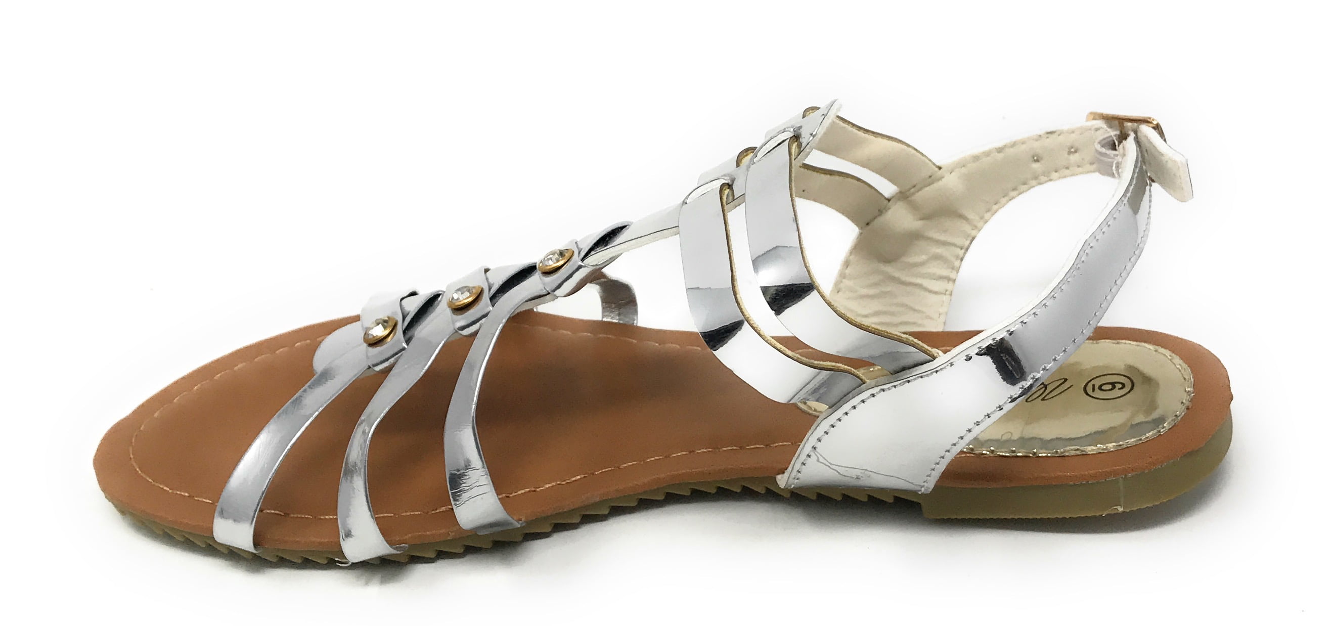 Metallic Strappy Sandal (Women's)
