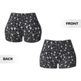 thumbnail image 6 of Yiaed Dog Paw Print Women's Athletic Shorts Running Shorts Sporty Short High Waisted Elastic Workout Shorts for Yoga Gym Running & Sports -Small, 6 of 8