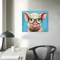 thumbnail image 3 of Nawypu Pig Art Print - Pig Decor - Pig with Glasses Art - Gifts for Pig Lovers - Cute Pig Print - Pig Gifts - Pig Wall Art - Pig Art from, 3 of 4